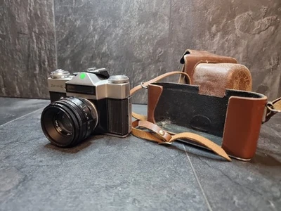 🌟 ZENIT E точка и снимать пленочная камера + HELIOS-44M-2 объектив + чехол не проверен 🌟 - Изображение 1 из 4