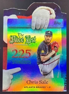2025 Topps Holiday Chris Sale Making The Nice List #MNL-12 Braves - Bild 1 von 10