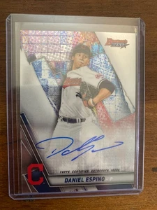 2019 Bowman's Best Daniel Espino Auto Cleveland Guardians - Picture 1 of 2