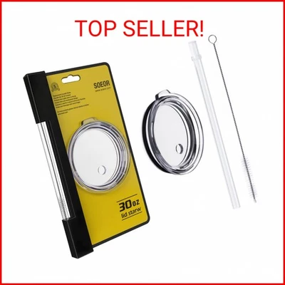 Tapa a prueba de derrames con pajita para 30 OZ Rambler, vaso, taza Ozark Trail y O Foto 1 de 2