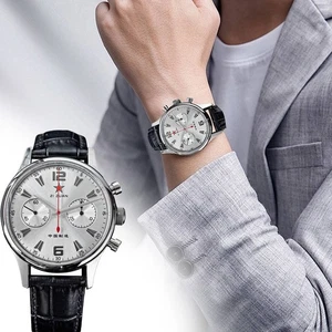 Men's Watch Sea#gull 1963 Chronograph Original ST1901 Movement Sapphire Watch - Picture 1 of 16
