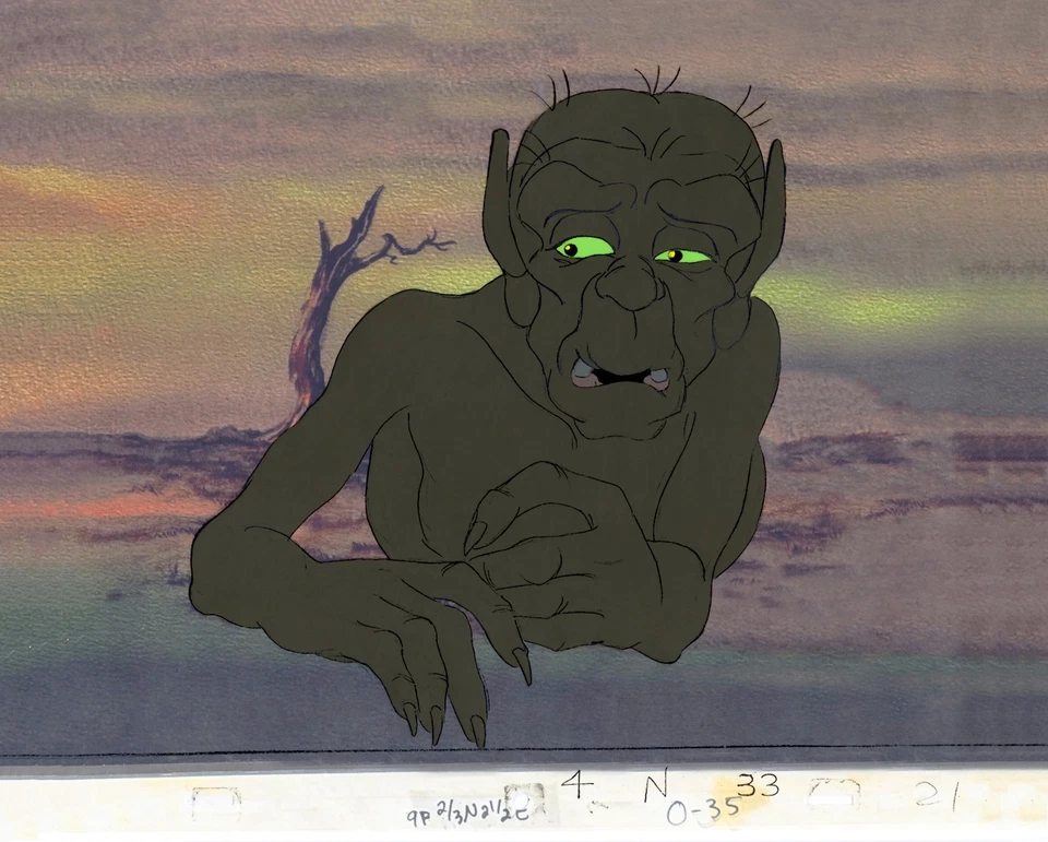 THE LORD OF THE RINGS: ORIGINAL RALPH BAKSHI ANIMATION CELS w/ Free Autograph - Image 1 of 1