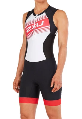 Nuevo Trisuit de compresión para mujer 2XU XS X-Small negro/sandía WT4844d Foto 1 de 3