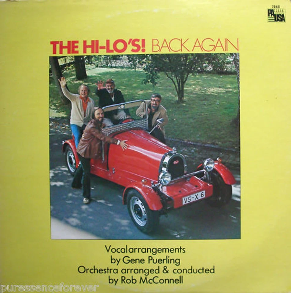 THE HI-LO'S! - Back Again (USA 10 Track 1979 LP) Foto 1 de 1