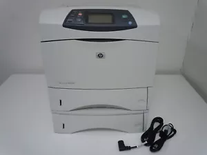 Q5409A HP LASERJET 4350DTN PRINTER w/New USB 2.0 Cable, New Power Cord +Warranty - Picture 1 of 3