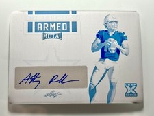 2023 Leaf Metal Football ANTHONY RICHARDSON Auto Printing Plate Colts Gators 1/1
