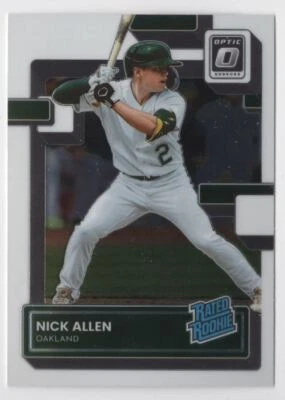 2022 DONRUSS OPTIC  RATED ROOKIE Nick Allen Rookie Oakland Athletics #69 R77 - Image 1 of 2