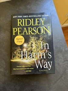 In Harm's Way By Ridley Pearson SIGNED- Read Description - Picture 1 of 13