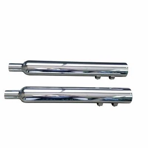 Silenciador deslizable de corte recto para Harley Electra Glide Full Jabalí 95-16 sin deflector - Imagen 1 de 10