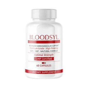 Bloodsyl Advanced Cardiovascular Support Supplement - 60 Capsules - Picture 1 of 3