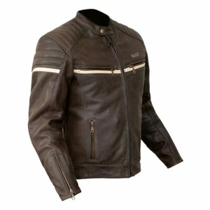 Bilt to ride Leather motorcycle Jacket brand new nwt BROWN size USA 38-40 MEN'S - Picture 1 of 3