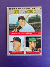 1970 Topps AL RBI Leaders #64 VG+ EX  * JSR CARDS * Killebrew Jackson Powell