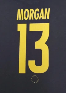 USWNT Morgan #13 T Shirt National Soccer Team Woman’s Small Blue - Picture 1 of 10