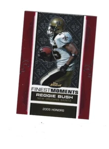 2007 Finest Reggie Bush Finest Moments #7 Reggie Bush /899  NEW ORLEANS SAINTS - Bild 1 von 2
