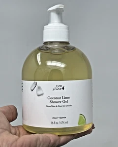 Sealed! 100% PURE Coconut Lime Shower Gel Natural Foaming & Hydrating Body Wash - Picture 1 of 5