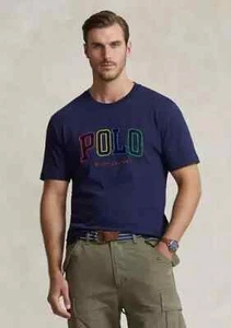 NWT MENS RALPH LAUREN POLO S/S T-SHIRT~NAVY~3X BIG - Picture 1 of 2