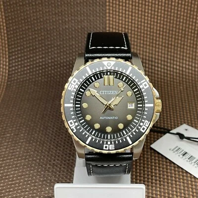 Reloj de vestir Citizen NJ0176-10E analógico mecánico automático de cuero neg... - Imagen 1 de 4