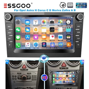 Per Opel Corsa C/D Zafira B Astra G H Android13 Auto Apple Carplay Autoradio GPS - Foto 1 di 14