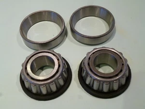TRIUMPH T120 TR6 T140 TR7 CABEZAL DE DIRECCIÓN RODAMIENTOS DE RODILLOS CÓNICOS 97-4031 HECHO EN REINO UNIDO - Imagen 1 de 2
