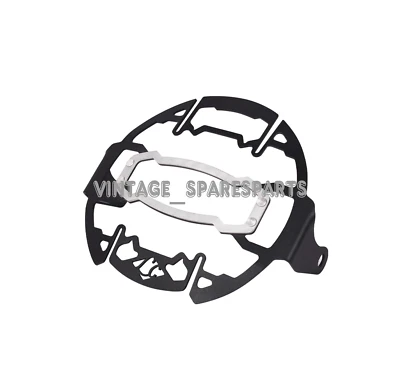 Fit for Royal Enfield Headlight Grill Black and Silver for Himalayan 450 - Image 1 of 4