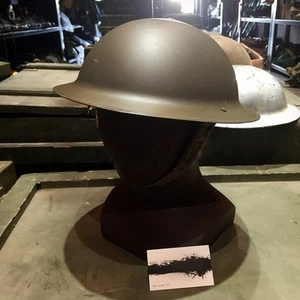 IWWII UK Army Original Early World War 2 MK2 British Tommy Steel Helmet COPY - Picture 1 of 5