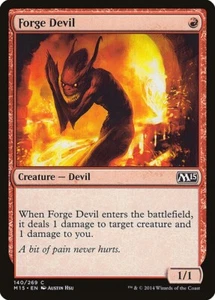 FORGE DEVIL X 4 N/M- MAGIC 2015 MAGIC THE GATHERING - Picture 1 of 1