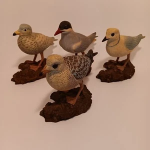 Vintage Shorebirds Resin Lot Of 4 Birds Sealife - Picture 1 of 17