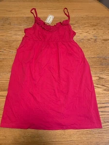 Abito Arizona Jean Co Junior Spaghetti Strap Island Rosa Fucsia Maglia Grande - Foto 1 di 6