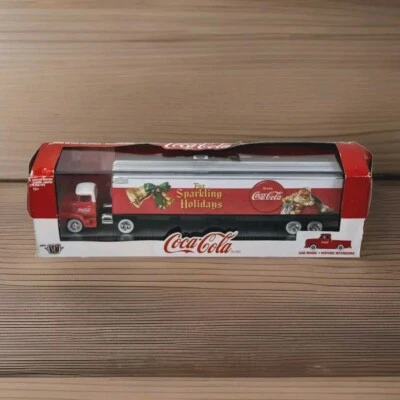 M2 Machines Coca Cola 1:64 18 Wheeler Truck w/ Car Inside Limited Edition Sealed - Image 1 of 4