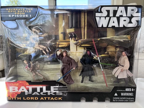 Sith Lord Attack 2005 Battle Packs STAR WARS Revenge of The Sith MISB Cover