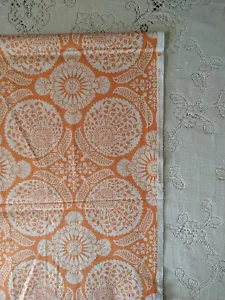 Joel Dewberry PWJD102 Flora Bazaar Cotton Fabric Orange 13"x44" - Picture 1 of 4