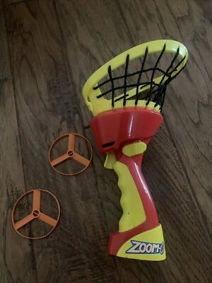 Lanzador de discos Zoom-O con red de captura juguete para niños juego para niños 2006 Foto 1 de 3