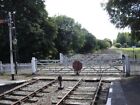 Photo 6X4 Level Crossing Gates At County Schools Station Broom Green Lev C2005