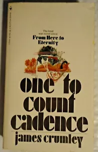 PB De Colección Bantam PB UNO PARA CONTAR CADENCIA James Crumley GUERRA DE VIETNAM Y EJÉRCITO DE EE. UU. - Imagen 1 de 2