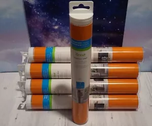 (Posten von 11) Cricut Premium Vinyl Rollen - Permanent, 12” x 48” - Glänzend Orange - Bild 1 von 3