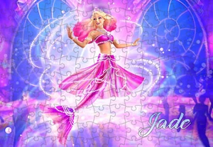 puzzle 252 pièces princesse sirène personnaisé prénom au choix réf 98GM