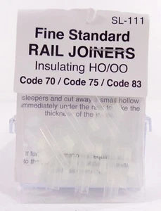 Peco SL-111 HO Code 83 75 70 Insulated Rail Joiner 12 Pack - Picture 1 of 1