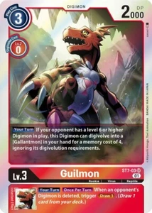 Guilmon Foil - ST7-03 NM - Digimon TCG - Picture 1 of 1