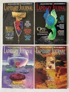 Vintage Lapidary Journal-Gem Cutting /Jewelry- 1995- MAY/JUNE/JULY/AUGUST - EUC - Bild 1 von 13