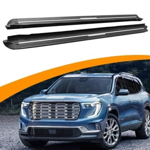 2Pcs Fixed Running Board Side Step Nerf Bar Fits for GMC Acadia 2024 2025 - Picture 1 of 7