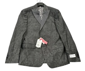 NEU Robert Graham Herren Reggie Hunter grün Blumen Jacquard Abendessen Jacke 40R $ 798 - Bild 1 von 3