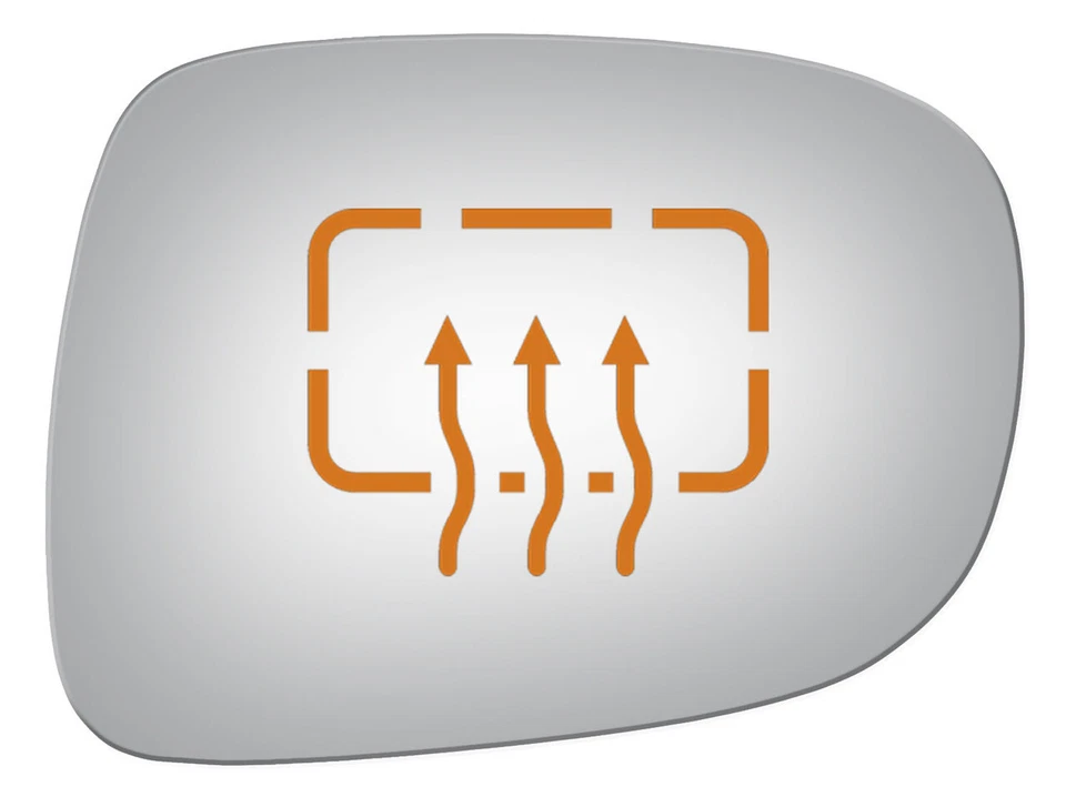 New Convex Right Mirror Glass For 06-08 Lexus IS250, IS350 W/O Backing Plate - Image 1 of 4