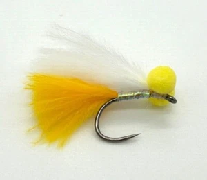 6 x Sunburst Tail White Wing Booby - Fliegen zum Forellenangeln - Bild 1 von 2