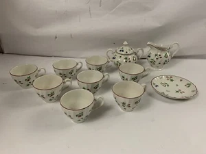 Juego de 8 tazas de té Johnson Brothers Fleurette azúcar + platillo hecho en Inglaterra - Imagen 1 de 12