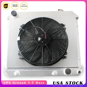 Radiador de 3 filas para camioneta Chevy C/K 1963-66 C10 C20 C30/Pontiac Bonneville - Imagen 1 de 8