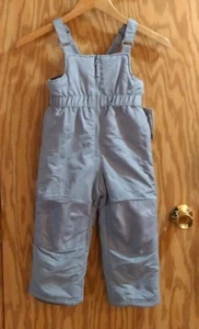 Falls Creek Snow Bibs Black Unisex Size 4T Reinforced Seat and Knees GRAY NEW - Picture 1 of 13
