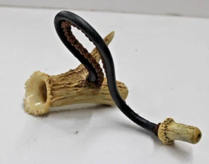 Vintage Hunters Fun Smoking Pipe Animal Bone Dried Cactus Home Made Rare 8" - Picture 1 of 6