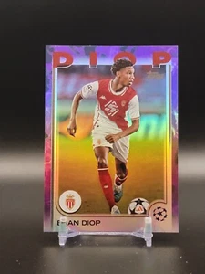 2024-25 Topps UEFA Club Competitions #85 Edan Diop Purple Parallel /299 - Bild 1 von 2