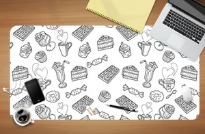 3D Desserts Graffiti 73 Non-slip Office Desk Mouse Mat Game Carly - Picture 1 of 7