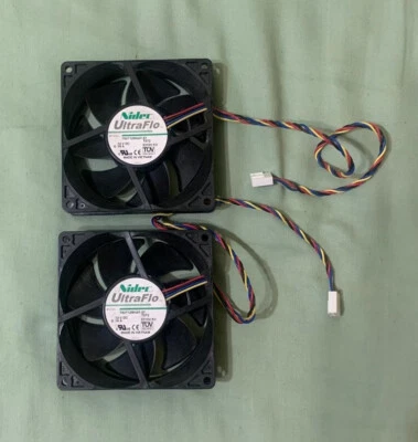 Two Nidec T92T12MHA7-57 92MM PWM Fans - Image 1 of 2